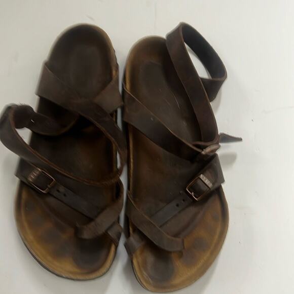 BIRKENSTOCK MAYARI OILED TOE RING SPORTS SANDALS SIZE Eu 39 - Picture 1 of 5